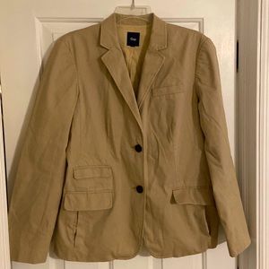 GAP, Size 10, Khaki Blazer, Very Good Condition